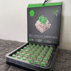 Razer Mechanical Switches – Green Clicky Gen-3 (x36)