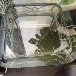 Corner Glass Table