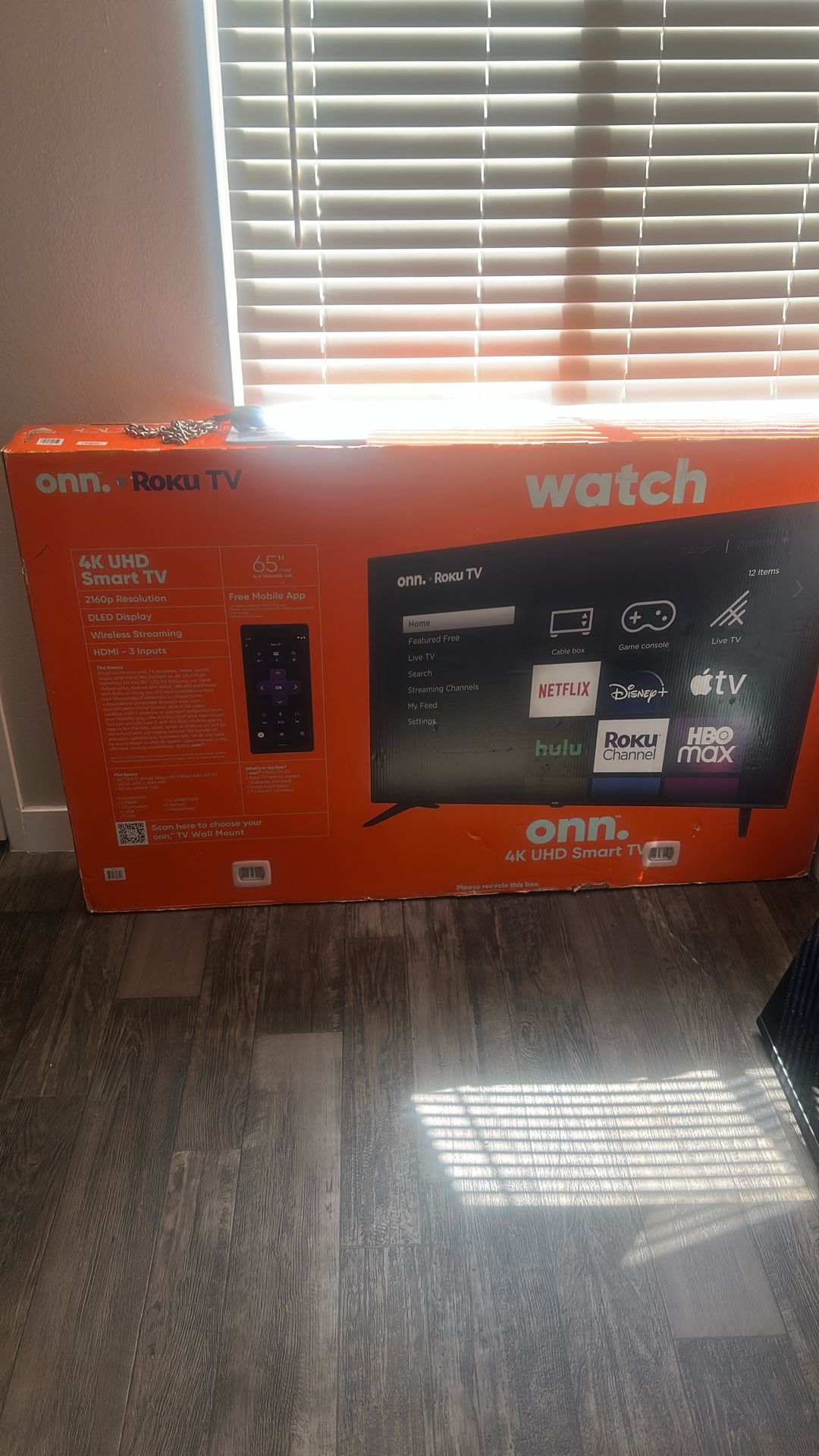 65 Inch Onn 4k Smart Tv