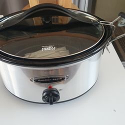 Hamilton Beach Sc24 3 quart 3 position heat settings slow cooker
