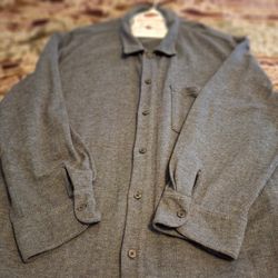 Banana  Republic Warm Grey Shirt Dbl XL