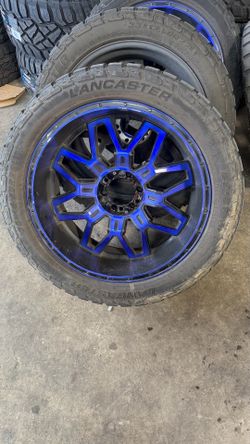 Rim and tires for a Toyota tundra