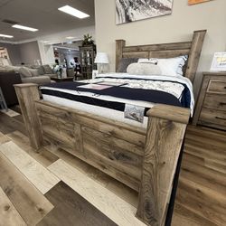 4 PC QUEEN BEDROOM SET 
