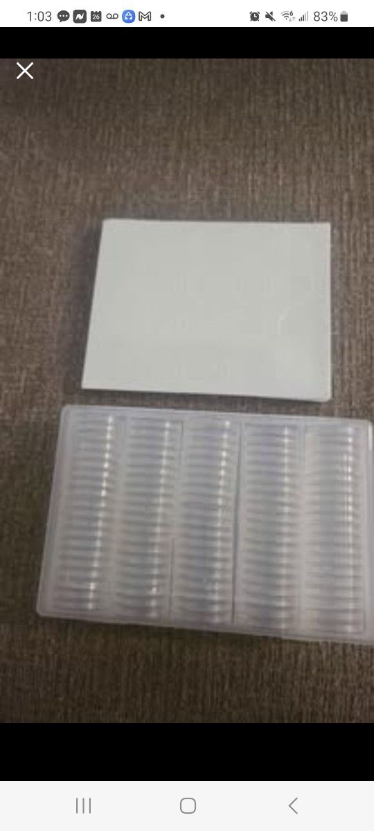 !NEW! 100 Clear Coin Protectors With 100 Foam adjustable inserts for various size coins