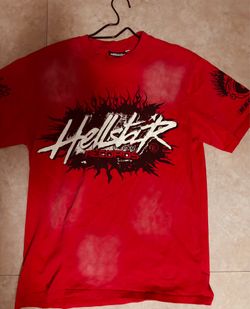 Red HELLSTAR shirt ADULT SMALL