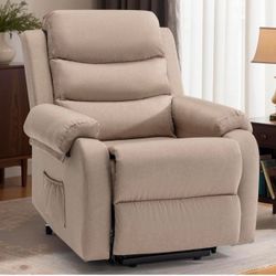 Small Power Lift Recliners for Adults and Elderly Electric Single Motor Lift Assist Sofa Chair with Memory Function for Living Room and Reading Room C