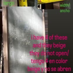 Closed Windows/Ventanas ceradas