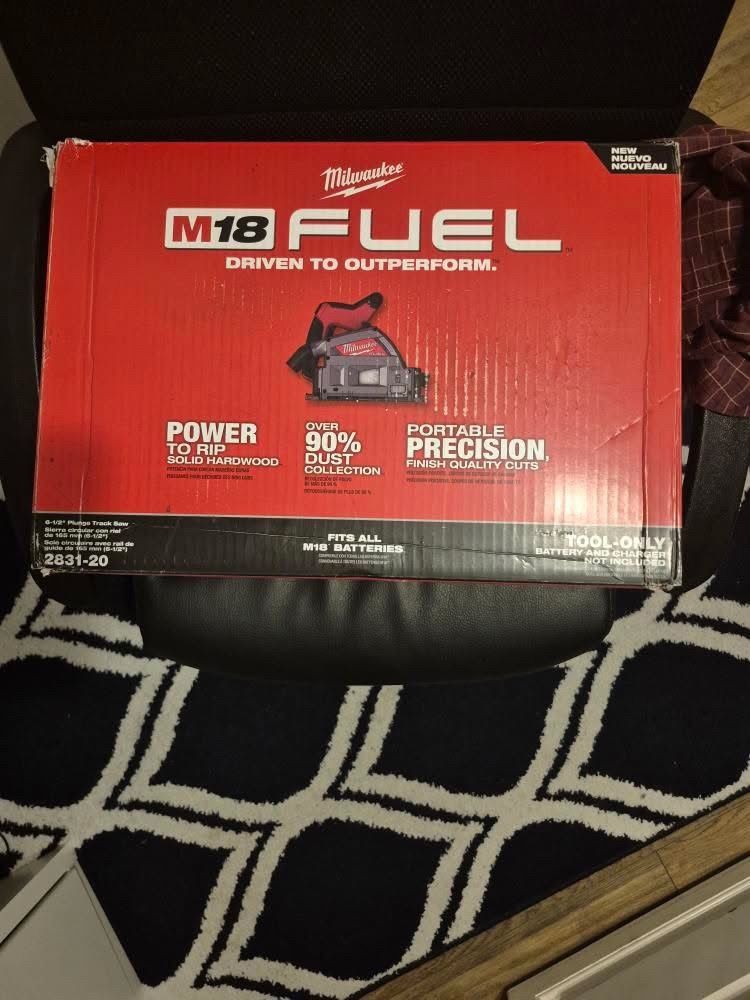 M18 FUEL 18V Lithium-lon Cordless Brushless 6-1/2 in. Plunge Cut Track Saw (Tool-Only)