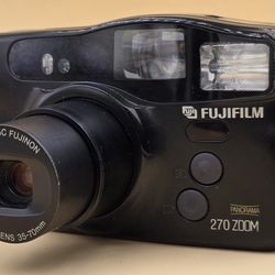 Vintage Fujifilm DL-270 Zoom Point And Shot 35mm Film Camera (C38) 