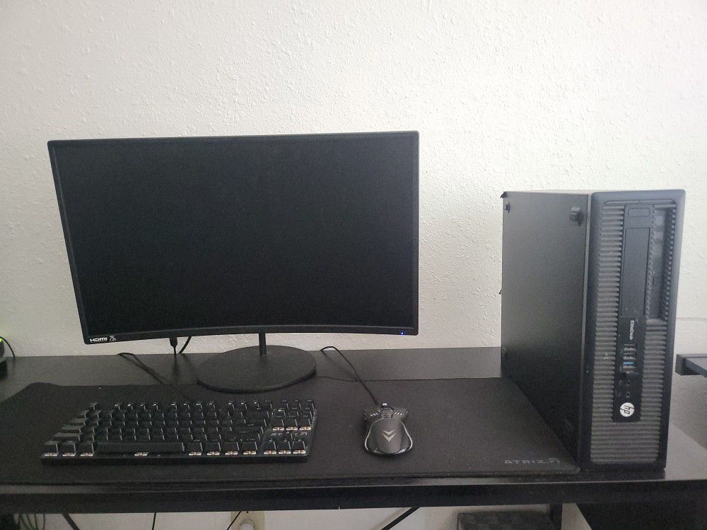 For Sale Curved Gaming monitor & PC