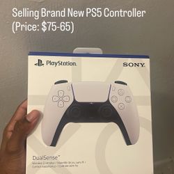 Brand New PS5 DualSense Wireless Controller — White