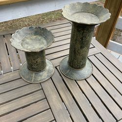 Country Candle Holders