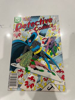 DETECTIVE COMICS #569, DC COMICS 1986 BATMAN - NEWSSTAND JOKER, 6.5