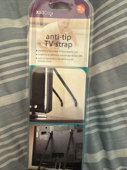 KidCo Anti-Tip TV Strap (Black) 2 Pack