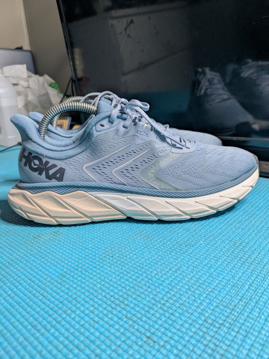 Hoka One One Arahi 5 Blue Fog Running Shoes Sneakers No Insoles Womens Size 10