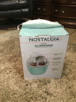 Nostalgia electric ice cream maker