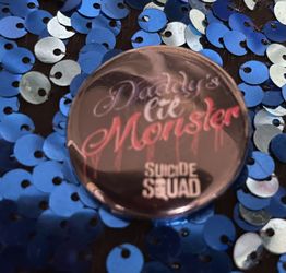 Suicide squad/ Harley Quinn button pin