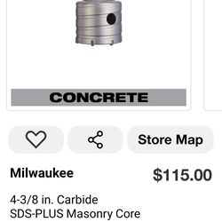 Sds plus core bit