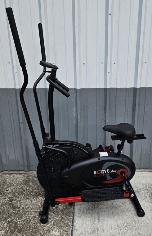 Dual Trainer Elliptical and Stationary Bike