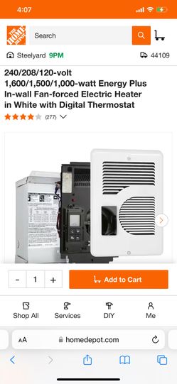 Cadet Wall Heater Brand New