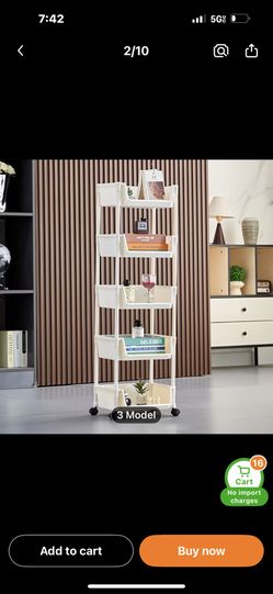 5 Tier Rolling Cart