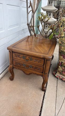 Small wood table