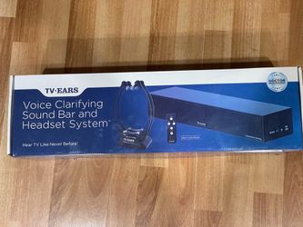 Tv Ears Soundbar with headset system