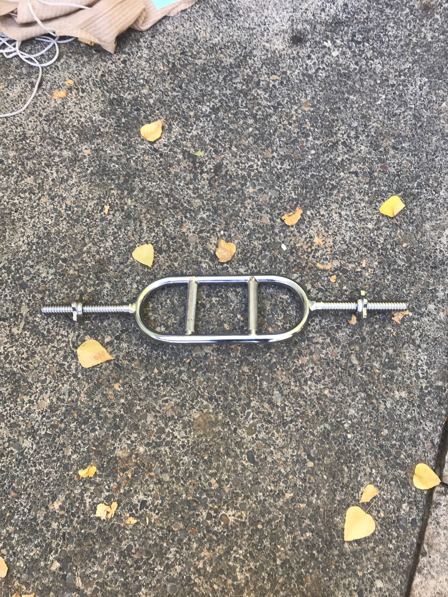 1” weight bar