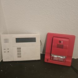 Edwards EST genesis strobe, and Honeywell keypad