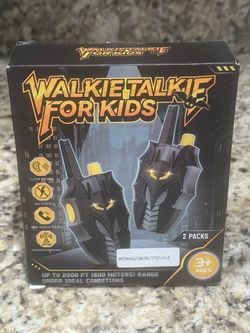 Kids Walkie Talkies – 2 Pack with Flashing Eye Lights