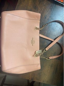 Coach Cammie Chain Tote faded blush color way