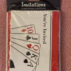 12 Invitations & Envelopes New