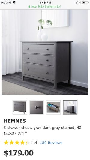 Ikea Hemnes 3 Drawer Dresser For Sale In Redwood City Ca Offerup