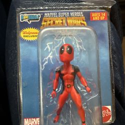 Marvel Deadpool Secret Wars Bobbler Walgreens Exclusive Action Figure – Collectible New in Package 