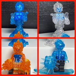 Lego style mini figures unbranded   Fantastic 4 Lego Mini Figures