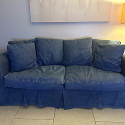 Denim Couch