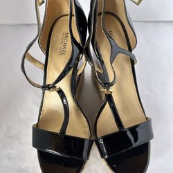 Michael Kors Patent Wedge Size 8