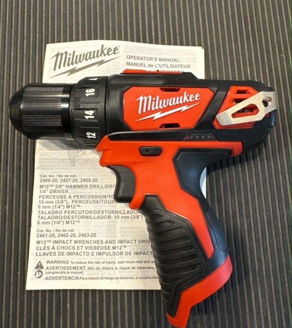 Milwaukee New Drill 12M