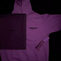Essentials Hoodie Grey Medium New 