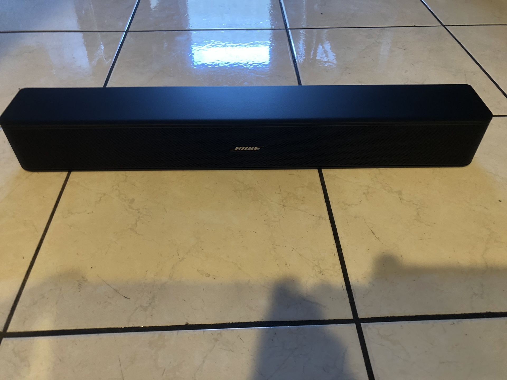 Bose TV surround sound system.