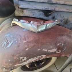 1937 Chevy Truck Front Grill Top Piece Needs Little Work Not Perfect Sell As Is.