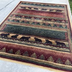 Cool Large Southwest Style Area Rug (7’11”x10’7”)