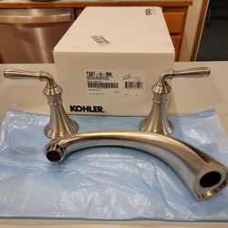 Kohler Devonshire Brushed Nickel Deck Mount Bath Faucet