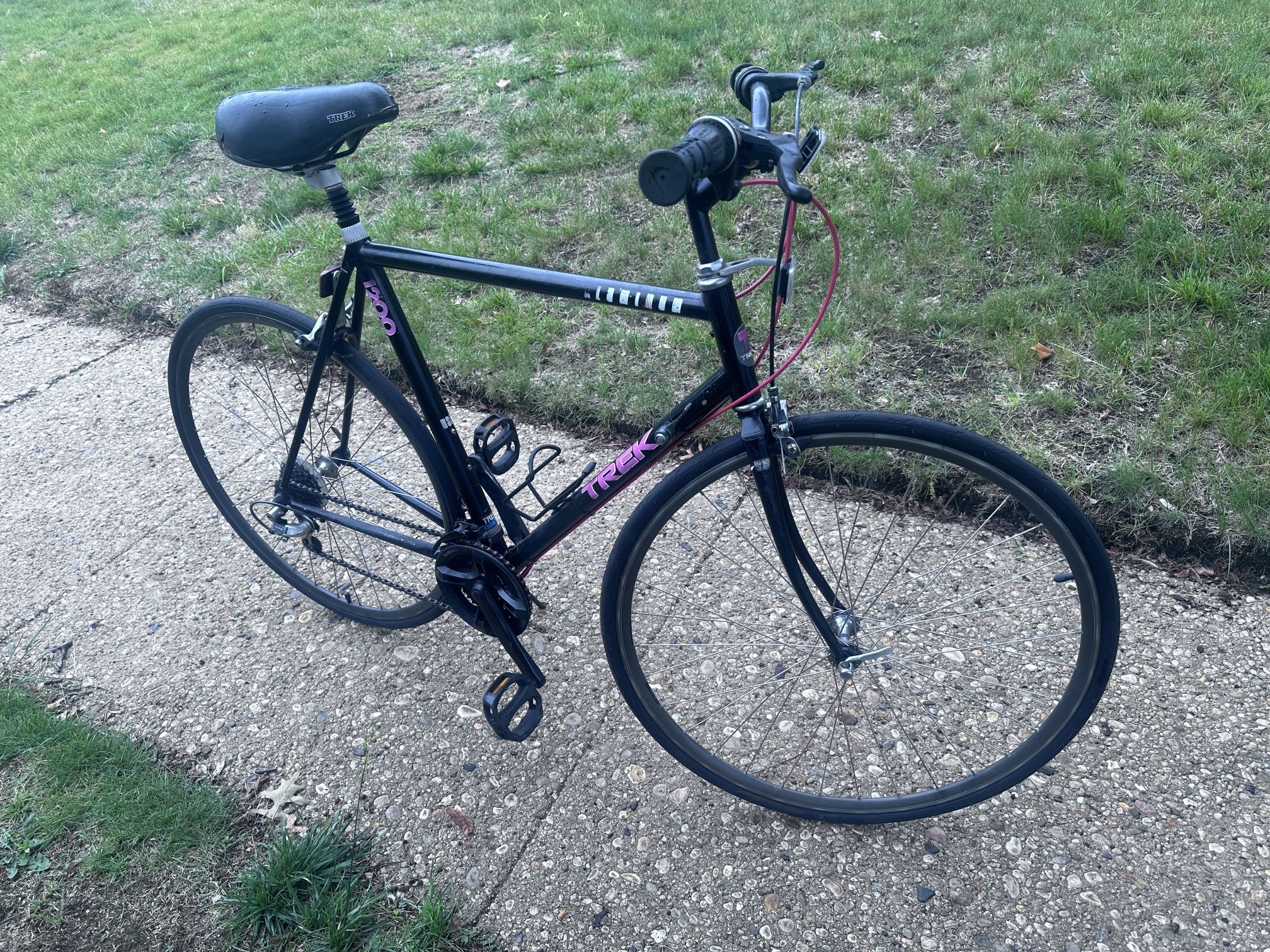 TREK ROAD BIKE TALL FRAME 700c new tires new cables bicycle