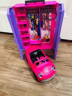Barbie Closet, Kids Toys, Barbie Fashionistas Playset andy Barbie car