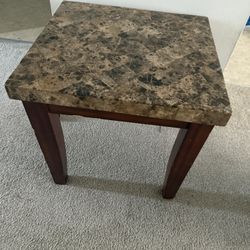 Marble End Table 