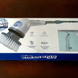 New! Tidy House Klean Spin Max Cordless Power Scrubber