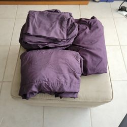 Eggplant Microfiber Set