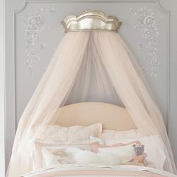 Pottery Barn Monique Lhuillier Metallic Cornice Canopy