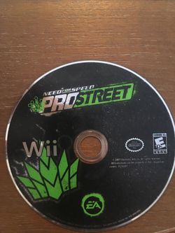 Nintendo Wii need for speed pro street